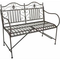 Garden Pleasure Bank Mangan B106xH91xT57 Stahl - Antike Optik die zum verweilen einlädt