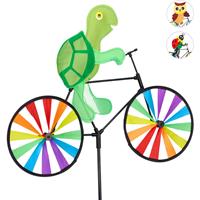 RELAXDAYS Windrad Schildkröte, Gartenstecker in tierischem Design, Kinder, Balkon oder Terrasse, 82 cm hoch, mehrfarbig