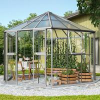 Vitavia Gewächshaus Pi 9000 aluminium 3 mm ESG