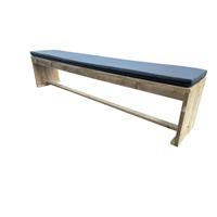 Wood4you Tuinbank New Harlem Steigerhout 190lx43hx38d Cm - Incl Kussen