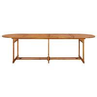 vidaXL Tuintafel 280x90x75 cm massief acaciahout