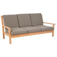 Express Teak 180 cm Loungebank inclusief kussens - 3 persoons