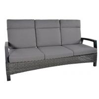 Express Prato Forte wicker Loungebank antraciet - 3 persoons