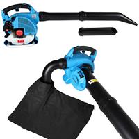 Gardebruk - Laubsauger 4 in 1 Benzin Blasgeschwindigkeit 68m/s Fangsack 45L inkl Werkzeug Laubbläser Häcksler Gartensauger