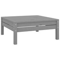 vidaXL 10-tlg. Garten-Lounge-Set Massivholz Kiefer Grau 