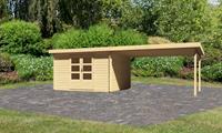 Woodfeeling | Tuinhuis Bastrup 7 met Overkapping 4,0