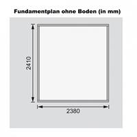 Woodfeeling | Tuinhuis Askola 3,5 met Overkapping 2,8, Zij- en Achterwand | Onbehandeld