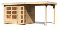 Woodfeeling | Tuinhuis Kerko 3 met Overkapping 2,4 | Onbehandeld