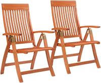 MERXX Tuinstoel Bordeaux, eucalyptushout (set, 2 stuks)