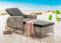 Destiny Ligstoel Casa Polyrotan, verstelbaar, incl. kussen