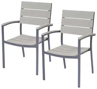 Garden Pleasure Gartenstuhl OLIVIA, Set, 2 St., 2er Set, Polyrattan