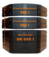 KHW Schnellkomposter »Basismodul«, BxTxH: 130x130x50 cm, 550 l
