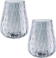 Creativ home Windlicht van glas (set, 2 stuks)