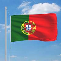 vidaXL Vlag Portugal 90x150 cm