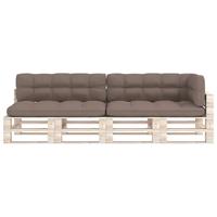 VIDAXL Palettensofa-Auflagen 5 Stk. Taupe