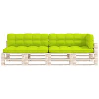vidaXL Bankussens pallet 5 st heldergroen
