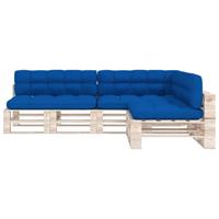 VIDAXL Palettensofa-Auflagen 7 Stk. Königsblau