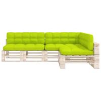 VIDAXL Palettensofa-Auflagen 7 Stk. Hellgrün