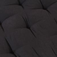 VIDAXL Palettenkissen Baumwolle 120×40×7 cm Schwarz