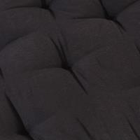 VIDAXL Palettenkissen Baumwolle 120×80×10 cm Schwarz