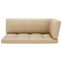 VIDAXL Palettensofa-Auflagen 3 Stk. Beige