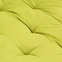 VIDAXL Palettenkissen Baumwolle 120×80×10 cm Grün