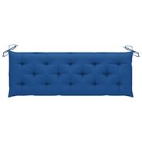 VIDAXL Gartenbank-Auflage Blau 150x50x7 cm Stoff