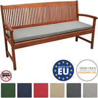 BEAUTISSU Bankauflage Loft BK Hellgrau, 120x48x5 cm