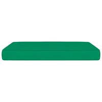 vidaXL Hockerkussen pallet stof groen