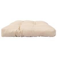 VIDAXL Palettenkissen Sand 58 x 58 x 10 cm Polyester