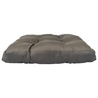 VIDAXL Palettenkissen Grau 58 x 58 x 10 cm Polyester
