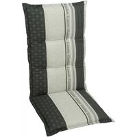 GO-DE Hochlehner-Auflage 120 x 50 x 8 cm grau anthrazit Sitzkissen Sitzpolster - 