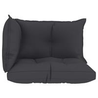 VIDAXL Palettensofa-Auflagen 3 Stk. Anthrazit Stoff