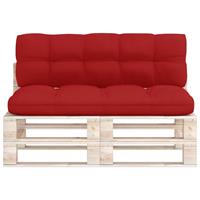 VIDAXL Palettensofa-Auflagen 2 Stk. Rot