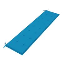 VIDAXL Gartenbank-Auflage Blau 200x50x4 cm