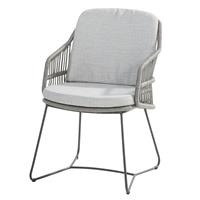 4 Seasons Outdoor Sempre dining tuinstoel antraciet zilvergrijs 4-Seasons Outdoor