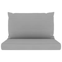 VIDAXL Palettensofa-Auflagen 2 Stk. Grau Stoff