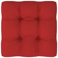 VIDAXL Palettensofa-Kissen Rot 60x60x10 cm