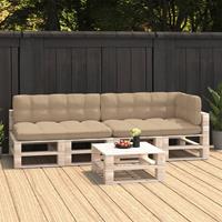 VIDAXL Palettensofa-Auflagen 5 Stk. Beige
