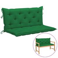 VIDAXL Auflage für Hollywoodschaukel Grün 120 cm Stoff