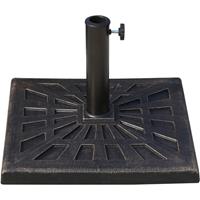 Deze roestvrije parasolvoet van Outsunny zal een decoratief, premium tintje geven aan je buitenruimte en toch zijn functie vervullen.