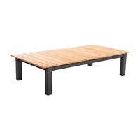 Yoi Salontafel Midori Teak-dark Grey 140 X 75 Cm