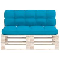 VIDAXL Palettensofa-Kissen 2 Stk. Blau