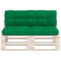 VIDAXL Palettensofa-Kissen 2 Stk. Grün