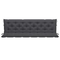 vidaxl Tuinbankkussen 200x(50+50)x7 cm oxford stof antracietkleurig