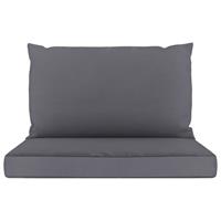 VIDAXL Palettensofa-Auflagen 2 Stk. Anthrazit Stoff