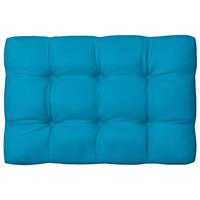 vidaXL Bankkussen pallet 120x80x10 cm blauw