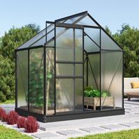 Vitavia Serre Comet 2500 Kit Zwart Aluminium Hkp 4mm