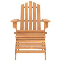 vidaXL Adirondack tuinstoel met voetensteun massief acaciahout