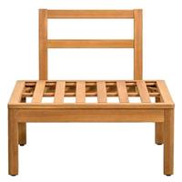 Le Sud Middenfauteuil Orleans - eucalyptushout - 78x72x65 cm
